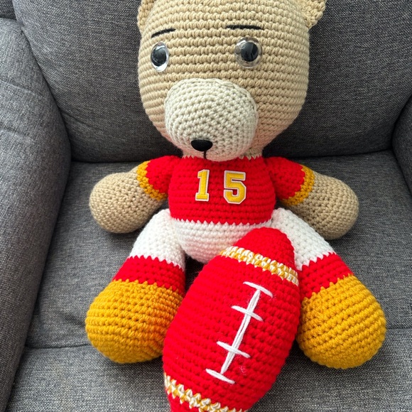 Crochet Football - Picture 5 of 5